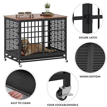 Amazon.co.jp: BOINN 壊れない犬用クレート 42インチ 高耐久